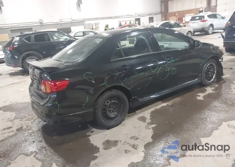 2010 Toyota Corolla S z USA, uszkodzony, nr VIN 2T1BU4EE9AC408528